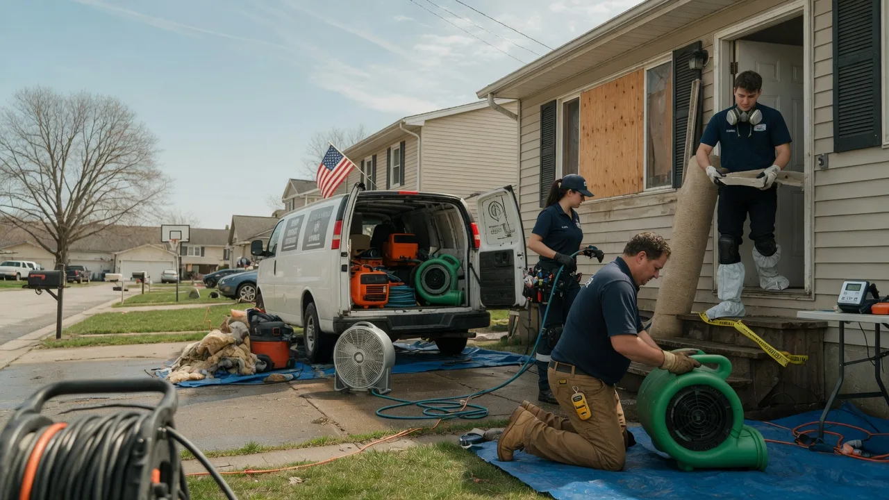 Water Damage Restoration in Saratoga, IN near me